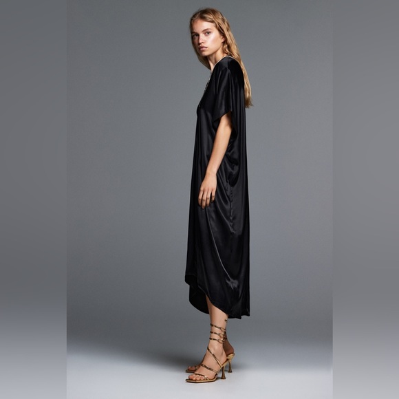 NWT Zara Satin Effect Tunic - Picture 3 of 6